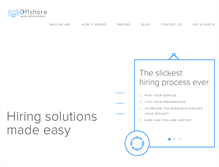 Tablet Screenshot of offshorewebdeveloper.com